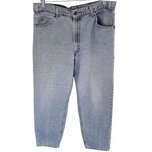 VINTAGE‎ 1991 Levi's Silver Tab Jeans | Men's W35 L30 | Relaxed Fit Light Wash